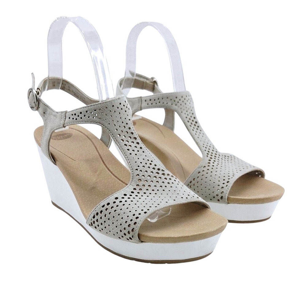 Dr. Scholls Selma Beige/White sandal - Size 8
